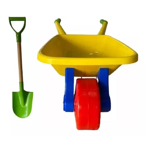 Genérico - Carretilla Playera Infantil Con Accesorios Amarillo