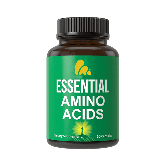 Aminoacidos Esenciales Amino EAA Crecimiento Muscular 2100mg 60 caps
