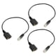 thumbnail image 3 of 3 Piezas De Cable De Uso Telefónico De Auriculares Con Adaptador De Conector Hembra A RJ9 Dual De 3,5 Mm, 3 of 3