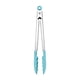 thumbnail image 1 of Pinzas KitchenAid de acero inoxidable con punta de silicona, 26 cm, color aguamarina S, 1 of 3