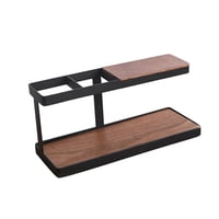 Bothyi - Contenedor De Almacenamiento Divisor De Estante De Control Remoto Para Gafas De Sala De Estar De Oficina Negro