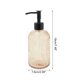 thumbnail image 4 of REGALWOVEN 1 Pc Elegante Dispensador de Jabón para Baño 13.52oz Naranja Negro, 4 of 6