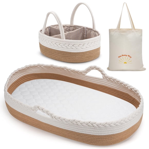 Cambiador para bebés The Baby Wey Moses, cestos con accesorios