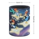 thumbnail image 2 of Pájaro Loco-theme Cylinder Pen Holder Pencil Organizer with Flannel Lining PVC Leather Material Cardboard Base for study work 10*8CM, 2 of 6