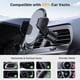thumbnail image 5 of Soporte para teléfono de coche Miracase con clip de metal negro oscuro, 5 of 6