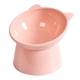 thumbnail image 3 of Cuenco para gatos, soporte inclinado de 45 degree, protector de cuello antideslizante, plástico para gatitos de viaje, carga de alimentación del cue , rosado Opción 4, 3 of 5