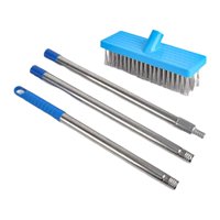 Ioensy - Cepillo De Alambre De Acero Inoxidable Para Jardín, Superficie Rugosa, Manchas Difíciles En Hormigón, Cepillo, Varilla De 20Cm, 120Cm