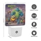 thumbnail image 2 of Monstruos S.A.: Monstruos al Trabajo Luz nocturna LED con sensor de anochecer a amanecer para dormitorio, baño, pasillo, escaleras - Lámpara LED nocturna de enchufe, 0.5W - 1 pieza, 2 of 6