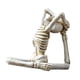 thumbnail image 2 of Resina Yoga Pose Estatua Estatuilla Zen Esqueleto Figura Para Gabinete Escritorio Estante Blanco StyleB, 2 of 3