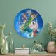 thumbnail image 5 of Peter Pan Plato decorativo de porcelana fina (bone china), plato decorativo de cerámica para hogar, oficina, soporte de pared, platos decorativos para dormitorio - 6 pulgadas (15 cm), 5 of 6