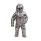 thumbnail image 5 of Estatuilla De Hombre Espacial De Cerámica Escultura Astronauta Cosmonauta Estatua Arte Plata, 5 of 5
