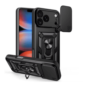 Mar Cases - Carcasa Para Iphone 17 Anti Golpes Anillo Negro