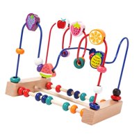 Magideal - Juguete De Laberinto De Cuentas, Rodillo De Cuentas A Partir De 3 Años, Razonamiento Espacial Para Bebés, Regalo Para Niños Y Niñas, Círculo Educativo