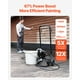 thumbnail image 2 of Pulverizador de pintura eléctrico VEVOR 750 W 3000 PSI con carrito para el hogar, 2 of 3