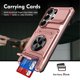 thumbnail image 1 of Para Samsung Galaxy S26 Ultra 5G Funda de Teléfono con Soporte de Anillo para Dedo y Pata de Apoyo, Ranuras para Tarjetas, Resistente a Golpes, Resistente, Protectora, Compatible con Soporte, 1 of 7