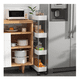 thumbnail image 3 of Carrito Organizador Multifuncional Estante 4 Niveles baño/cocina, 3 of 3