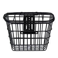 Ioensy - Cesta Para Bicicleta Manillar Delantero De Liberación Rápida Extraíble Para Hombre, Niño, Mujer, Niña, Negro