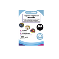 Hoby - Papel Fotográfico Glossy 230 Gr / A4 – 50 Hojas