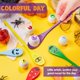 thumbnail image 4 of Juego de carreras de huevos y cucharas de Halloween JOYIN con 6 globos oculares, 4 of 9
