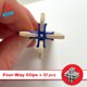 thumbnail image 5 of Clips de Conexión para Palitos de Manualidades CraftySticks – Pack de 380 piezas, 5 of 7