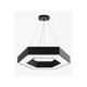 thumbnail image 1 of Lámpara Led Colgante Hexágono Abierta 36w Luz Fría Estructura Negro, 1 of 3