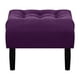 thumbnail image 1 of Pouf Wood 1c Felpa 00 Morado, 1 of 4