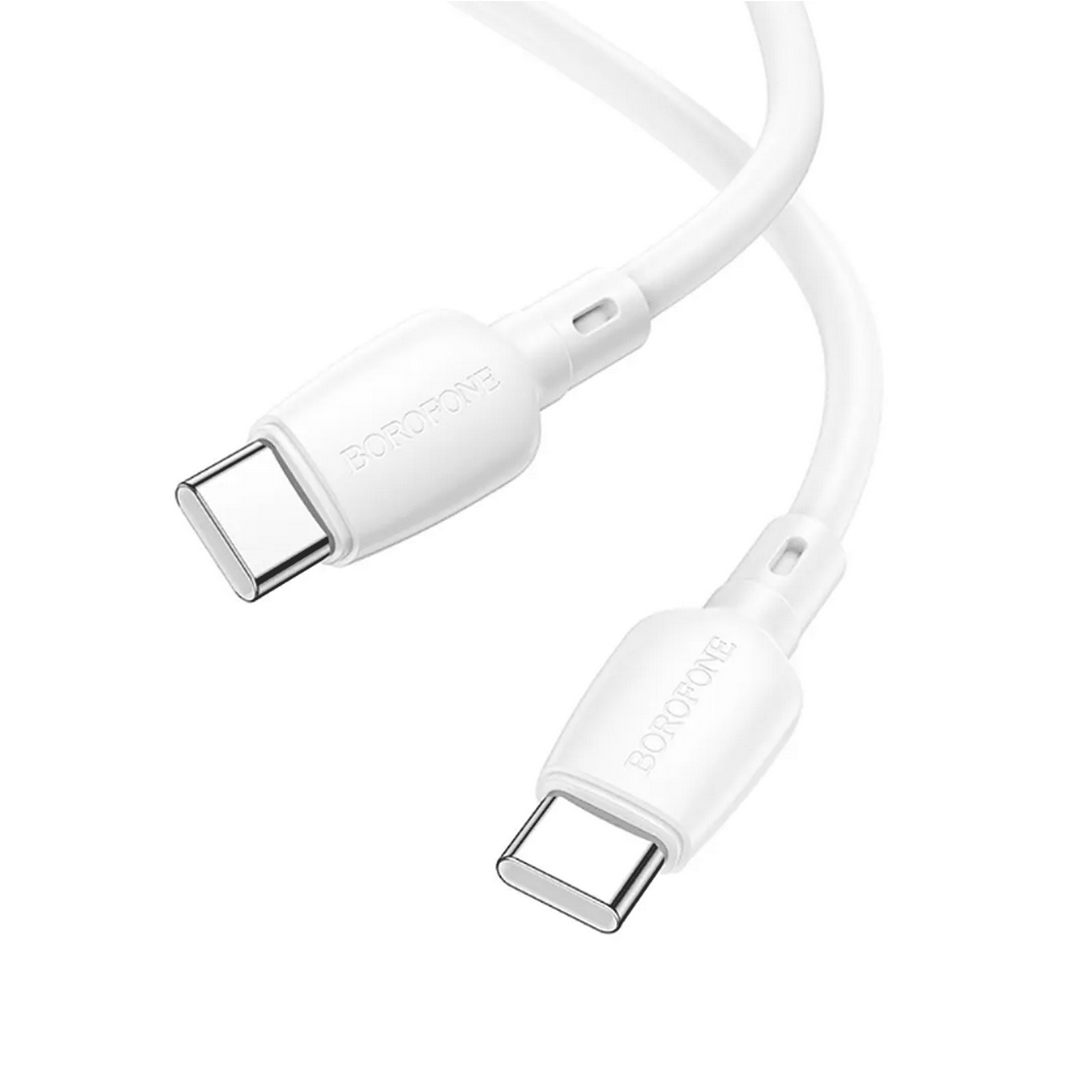 Borofone - Cable Tipo C De Carga Rápida Bx93 Blanco, 60w - 3a