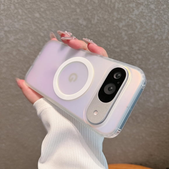 Funda GeeBerYo para Google Pixel 10/10 Pro con MagSafe y acabado holográfico