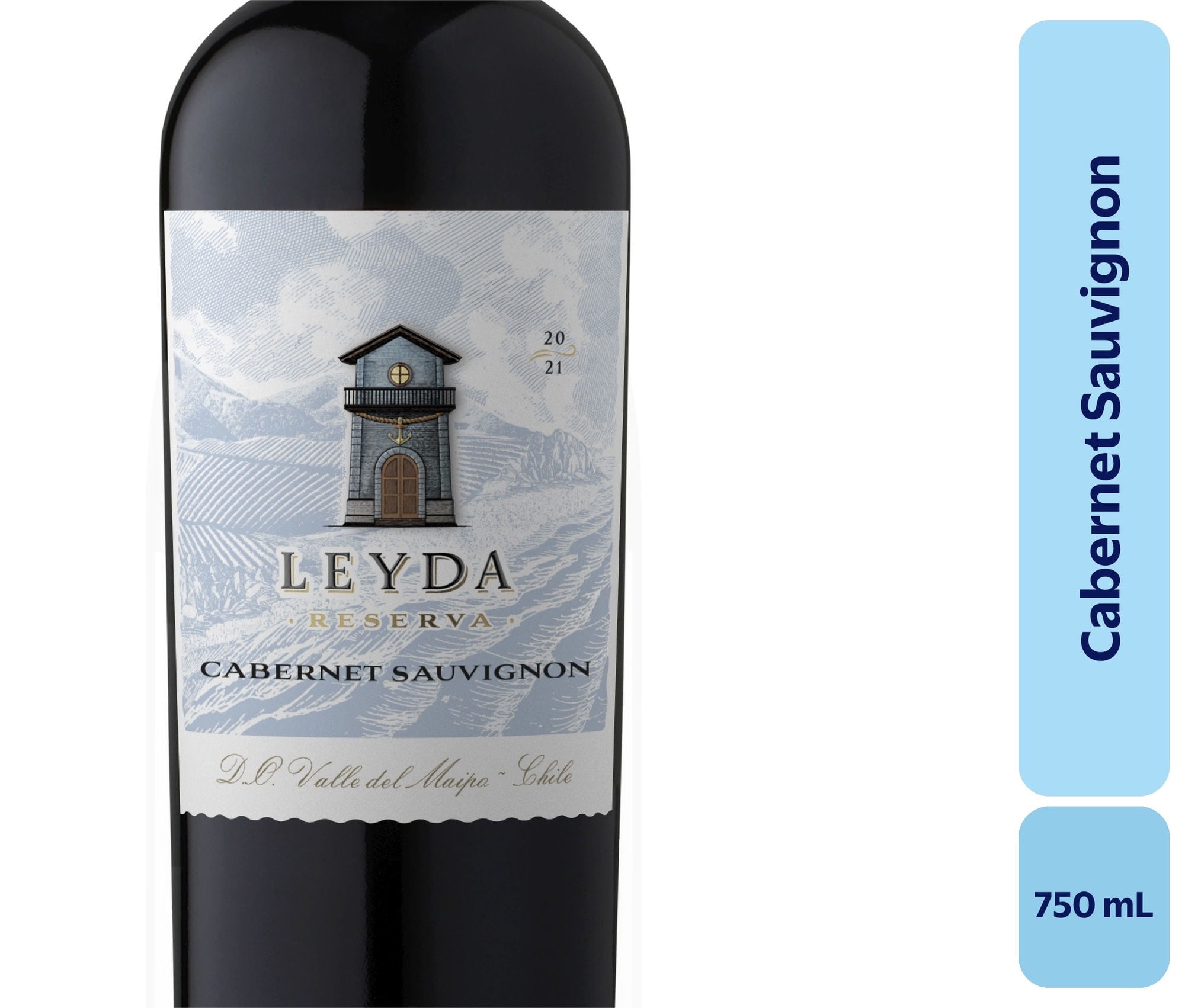 Vino Cabernet Sauvignon 750Cc Leyda.