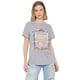 thumbnail image 1 of Polera Mujer Fun Oversize Gris Acid Wash Corona, 1 of 5