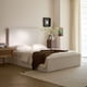 thumbnail image 1 of Lucas Tall Headboard Upholstered Bed / 52" High Headboard / Elegant Simplicity / No Box Spring Needed / Easy Assembly / King / Coconut Micro Suede, 1 of 3