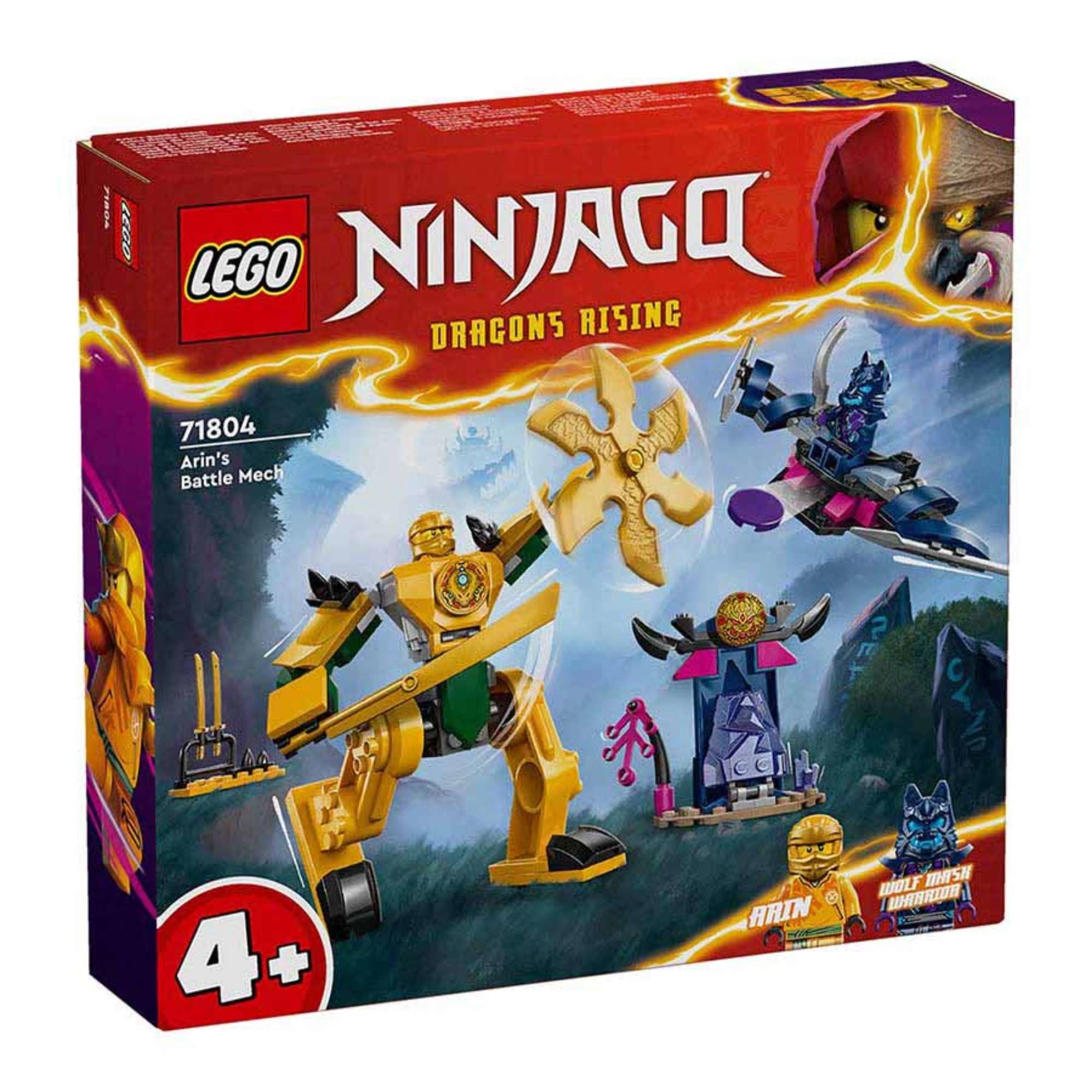 Lego - Bloques De Construcción Armadura De Batalla De Arin 71804