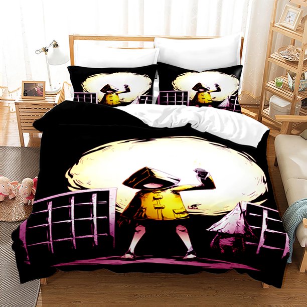 Little Nightmares Bedding Set Single Twin Full Size Bed Set Adult Kid Bedroom Duvet cover Sets Anime Bed Sheet Set Bed Sheets