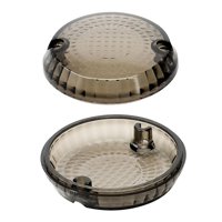 Ioensy - 2 Tapas Para Lentes De Señal De Giro Para Kawasaki Vulcan W650 Zn700-A1 Zn1100 Ahumado