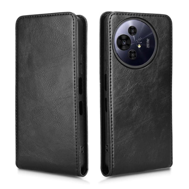 Funda tipo folio para TCL 50 Pro Nxtpaper 5G con soporte magnético y protección para la cámara Negro
