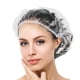 thumbnail image 1 of Gorros de ducha desechables Auban, 100 unidades, impermeables, transparentes, 1 of 9