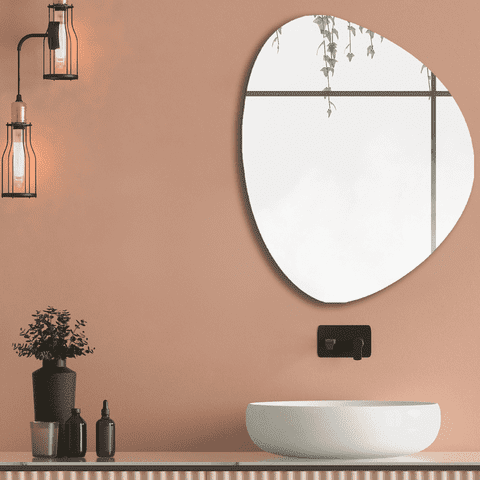 Dellorto - Espejo Belga Orgánico Con Bastidor 48X60 Cm - Liscia