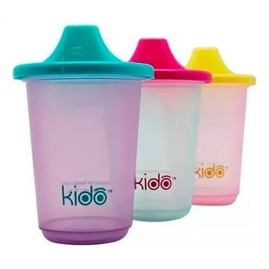 Disparo - Set 3 Vasos Termos Para Tomar Jugo Keep Kido Rosado