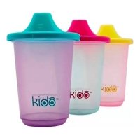 Disparo - Set 3 Vasos Termos Para Tomar Jugo Keep Kido Rosado