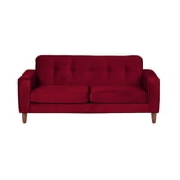 Latam Home - Sofa Salerno 2C Tela Velvet Burdeo