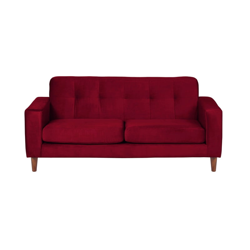Latam Home - Sofa Salerno 2c Tela Velvet Burdeo