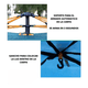 thumbnail image 3 of Carpa De 4 Personas Belug De Armado Automático Y Fácil 2x2 Metros azul, 3 of 5