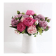 thumbnail image 2 of Peonías artificiales ramo flor seda variante, 2 of 3