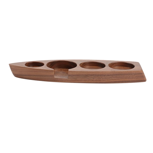 Prensa De Café De Madera Maciza, Soporte De Manipulación, Estante De Almacenamiento De Filtro De Café, Nogal Antideslizante, 58mm