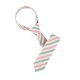 thumbnail image 1 of Corbata de Hombre a Rayas INSPIRE CHIC Autonudable de Lino Estrecha para Negocios Casual Verde Rosa Talla Única, 1 of 5