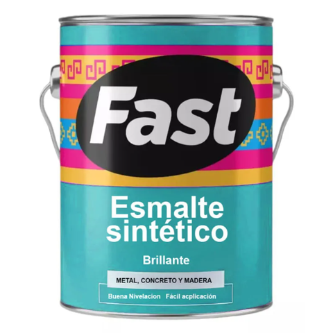 Esmalte Sintetico Fast Brillante Negro 900 Ml