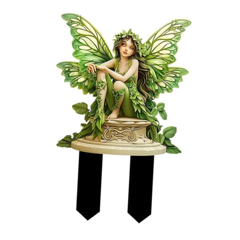 Ioensy - Estaca De Jardín De Hadas, Regalo Acrílico, Mariposa Decorativa Para Césped Y Camino De Jardín.