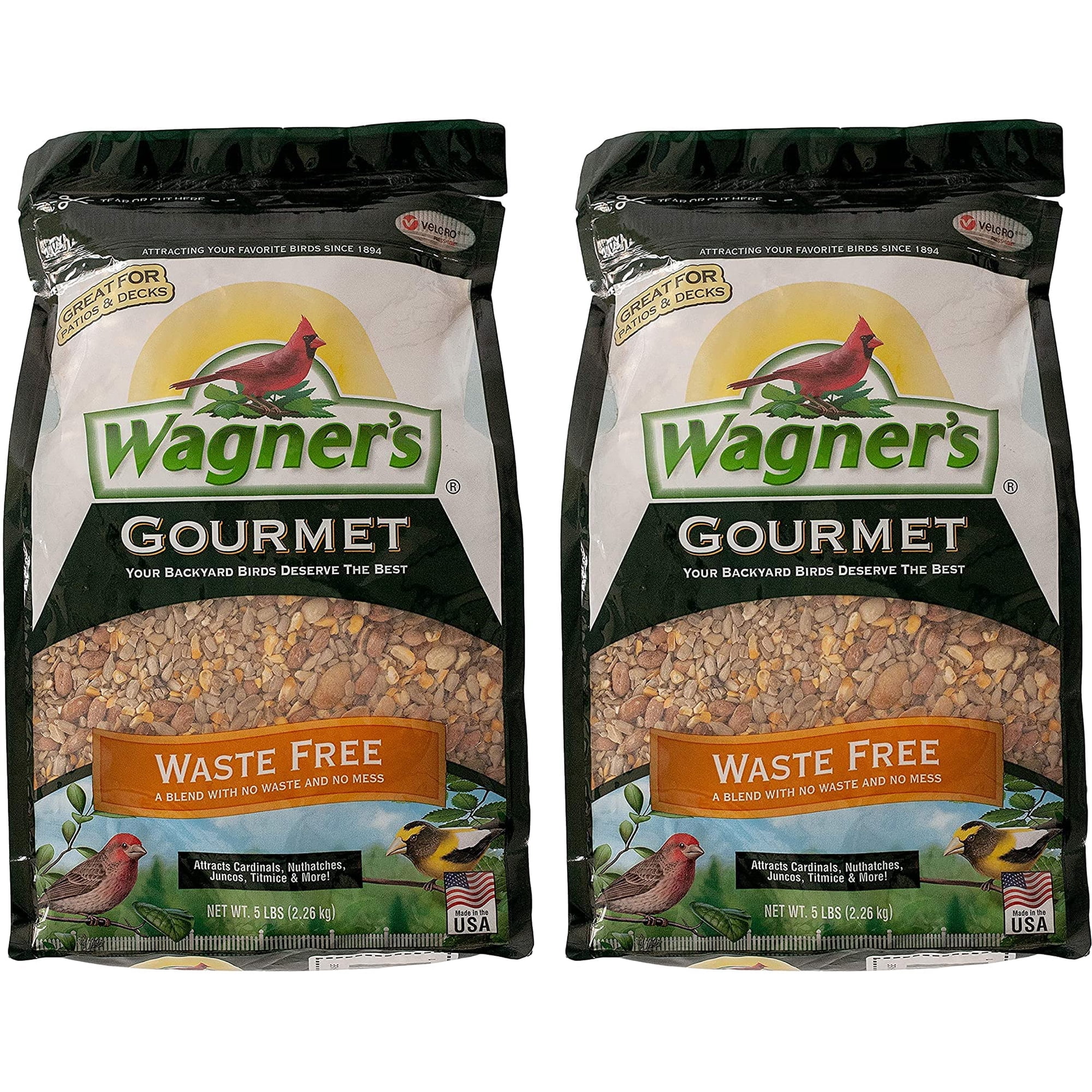 Alimento Gourmet Para Aves Silvestres Wagner's Sin Desperdicio 4,5 Kg, Paquete De 2