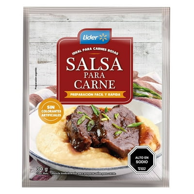 Salsa Carne (4 Porciones) Sobre 30 G Lider