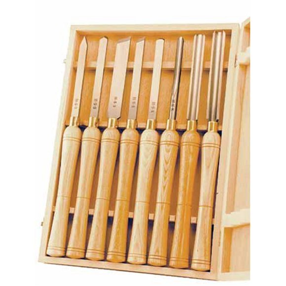 Cinceles PSI Woodworking Set de 8 piezas HSS con cuchilla de 41 cm
